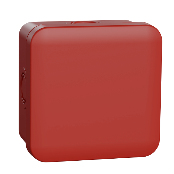 Boîte de dérivation Schneider Mureva Box rouge - 80x80x45