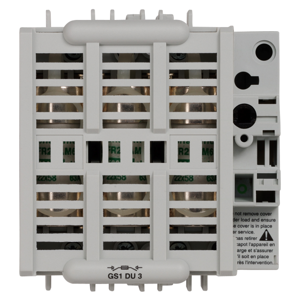 Schneider Electric Bloc de Base Interrupteur sectionneur Fusible Gs1 3P 3 F 30 A