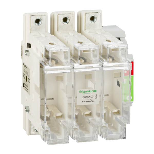 Schneider Electric Bloc de Base Interrupteur sectionneur Fusible Gs1 3P 3 F Din 125 A