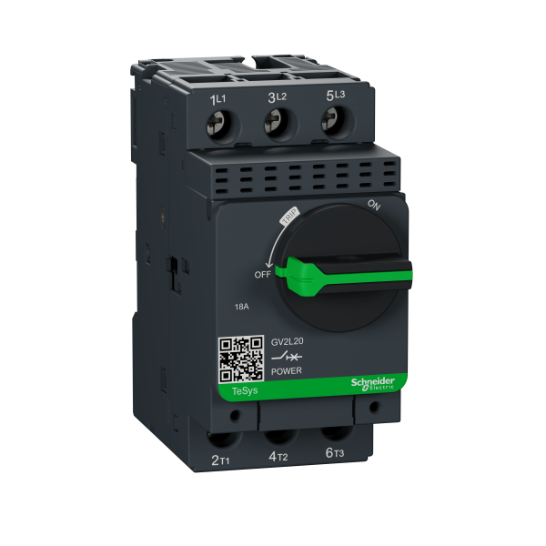 Schneider Electric Disjoncteur Moteur Gv2L 18 A 3P 3D Déclencheur Magnétique