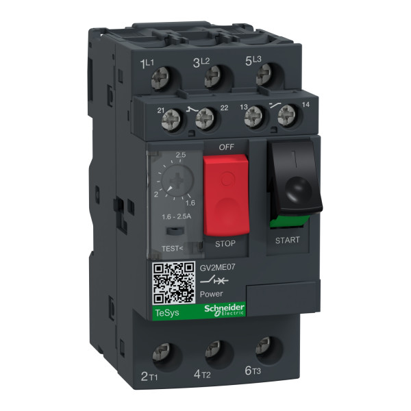 Schneider Electric Disjoncteur Disj.Mot.1,6-2,5 Plus Add