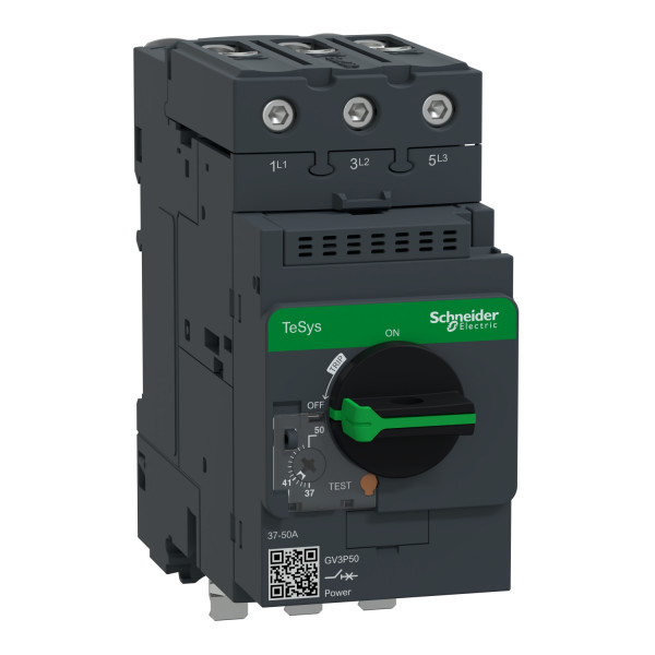 Schneider Electric Disjoncteurs Moteurs Gv3 50A avec Un Seul Bornier Everlink