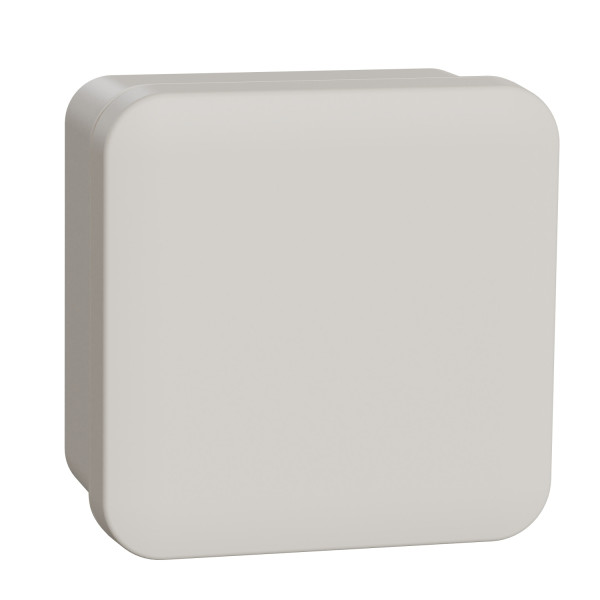 Boîte de Dérivation Blanc Polaire Face Lisse 80x80x45 mm Mureva Box Schneider