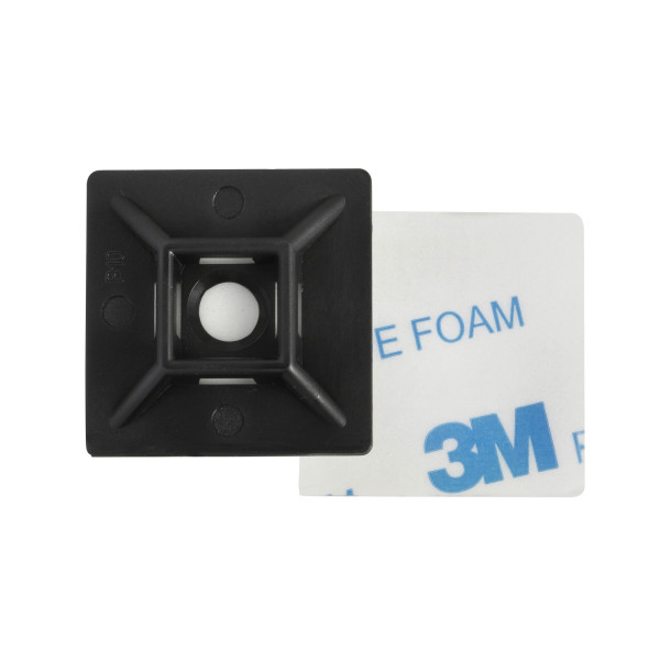 Thorsman - embase adhésive - 4,8mm - noir