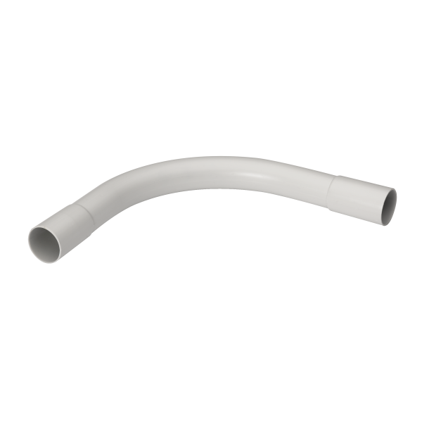 Mureva, coude pour tube gt 3321 - pvc - ø32 mm - gris - ip40