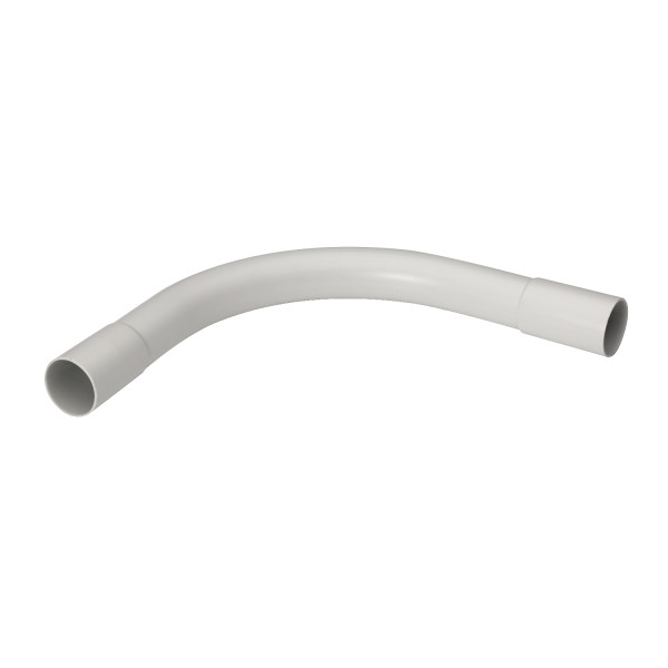 Mureva, coude pour tube gt 3321 - pvc - ø50 mm - gris - ip40