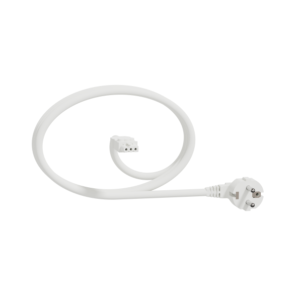 Unica system+ - cable spécifique pour nourrice m - 1,5mm2 - 3m - droit - blanc