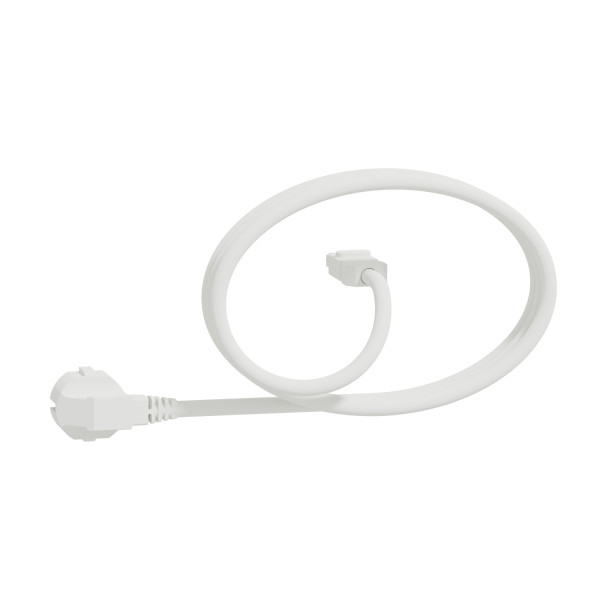 Unica system+ - cable spécifique pour nourrice m - 1,5mm2 - 10m - droit - blanc