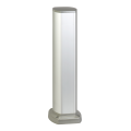 Schneider Electric Optiline 45 - Colonnette Aluminium avec Passage - 2 Faces - 0,43 M