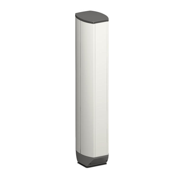 Optiline 45 - Colonnette 2 Facespour Trappe 0,43m Blanc Polaire