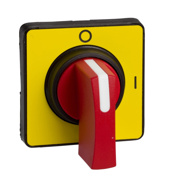 Schneider Electric Tête de Manoeuvre 45 X 45 Mm Jaune Crosse Rouge Oi