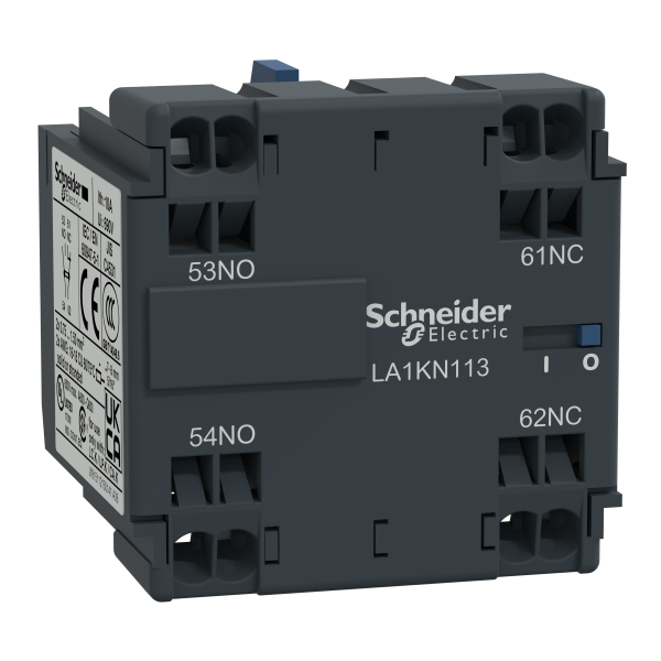 Schneider Electric Bloc de contacts auxiliaires Tesys 0 F Plus 2 O Bornes à Ressort