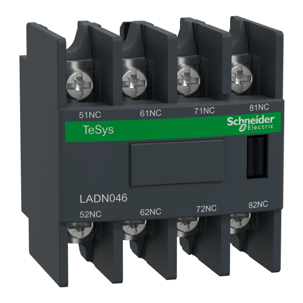 Schneider Electric Bloc de contacts auxiliaires Tesys 0 F Plus 4 O Cosses à Sertir