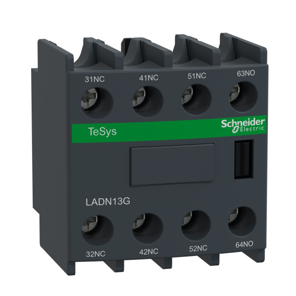 Schneider Electric Contacteur Auxiliaire Bloc Cont 1F Plus 3O Frontal