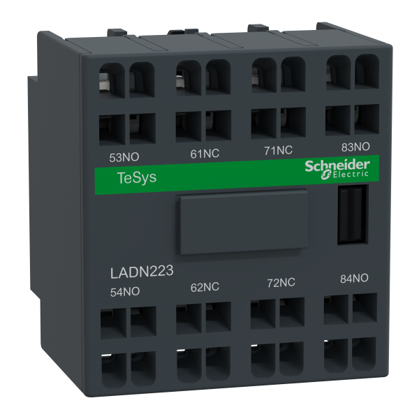 Schneider Electric Bloc de contacts auxiliaires Tesys 2 F Plus 2 O Bornes à Ressort