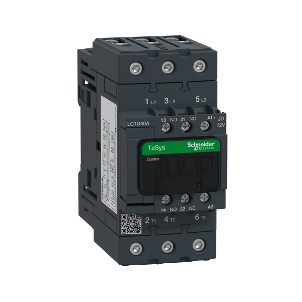 Schneider Electric Contacteur Everlink 3P Ac3 440V 40A Bob 12V Cc