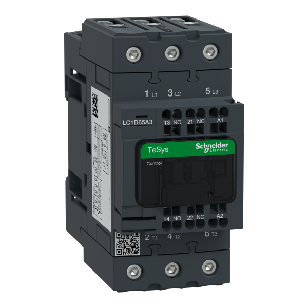 Schneider Electric Contacteur Everlink 3P Ac3 440V 65A Ctrl Ress Bob 110Vca 50/60Hz