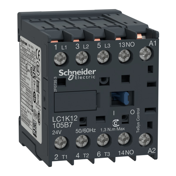 Schneider Electric Contacteur Tesys Lc1K 3P Ac3 440V 12 A Bobine 24 Vca