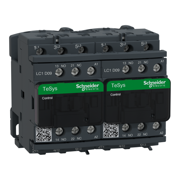 Schneider Electric Contacteur Inverseur Tesys Lc2D 3P Ac3 440V 9 A Bobine 220 V Ca