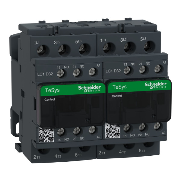 Schneider Electric Contacteur Inverseur Tesys Lc2D 3P Ac3 440V 32 A Bobine 48 V Ca