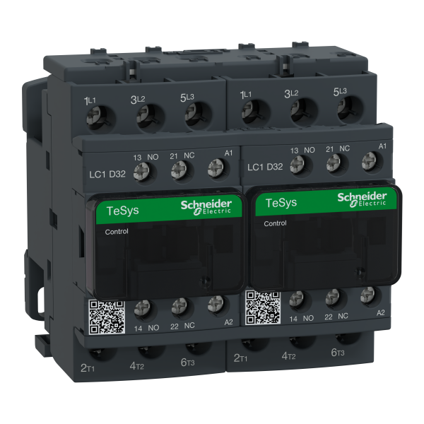 Schneider Electric Contacteur Inverseur Tesys Lc2D 3P Ac3 440V 32 A Bobine 230 V Ca