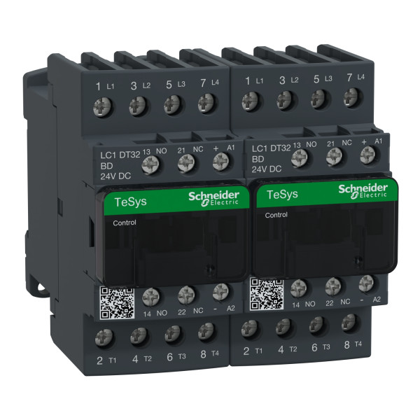 Schneider Electric Contacteur Inverseur Tesys Lc2D 4P Ac1 440V 32 A Bobine 24 V Cc