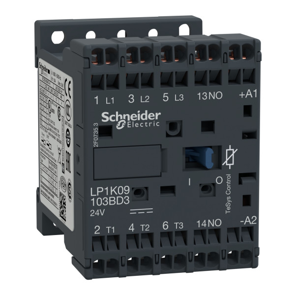 Schneider Electric Contacteur Tesys Lp1K 3P Ac3 440V 9 A Bobine 24 V Cc