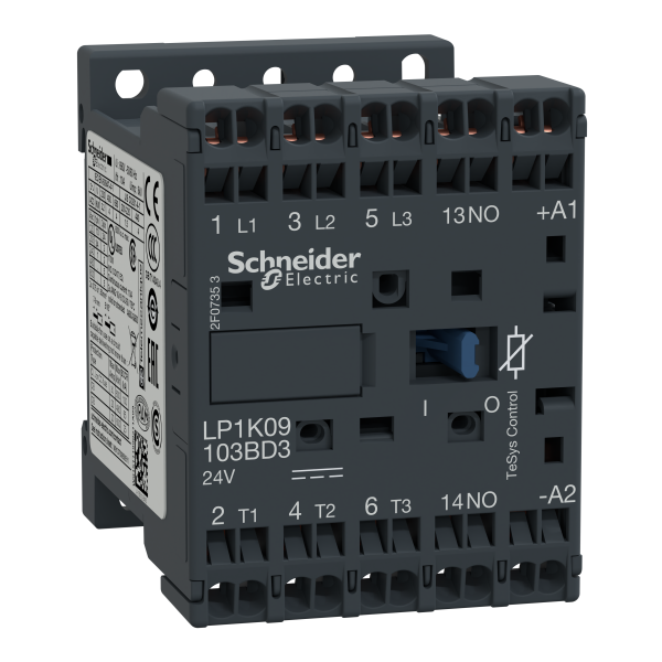 Schneider Electric Contacteur Tesys Lp1K 3P Ac3 440V 9 A Bobine 24 V Cc