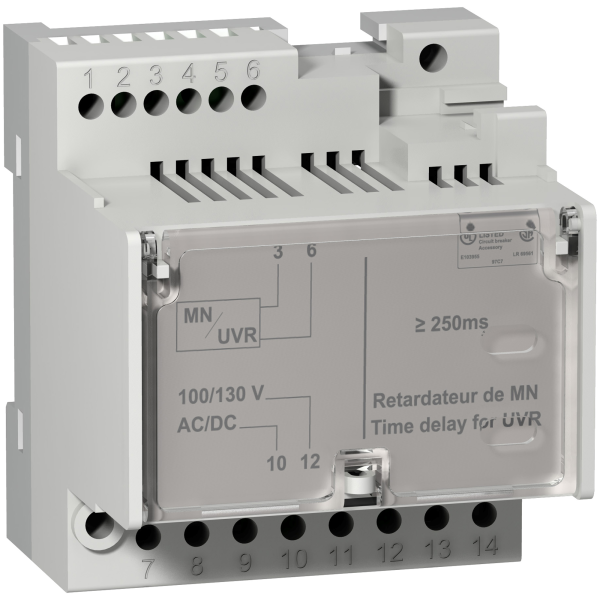 TEMPORISATEUR MN 48V CA 50/60HZ  ACCESSOIRE DISJONCTEUR NSX100-630