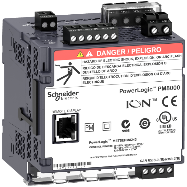 Powerlogic Pm - Pack Centrale De Mesure - Avec écran Déporté