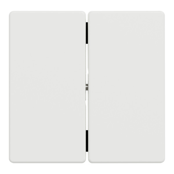 D-life - enjoliveur pour commande double sans marquage - blanc nordic mat