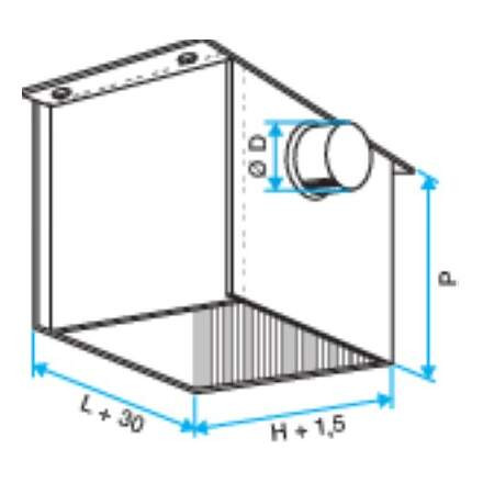 Aldes sf 704 - 375 x 375 mm - diffuseur aluminium carré à noyau amovible