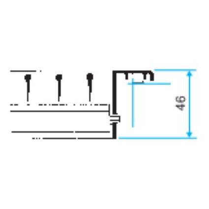 Aldes ac 102 d f3 -  800 x 300 mm - grille aluminium double déflexion