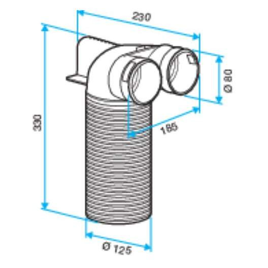 Aldes kit auto extrac sanitaire flexigaine