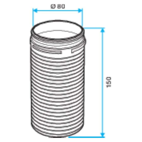 Aldes kit auto extrac/insuf t3/t4 flexigaine