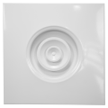 Diffuseur circulaire à jet réglable pour faux plafond, blanc, D raccord 200 mm. (GCI/P 200)
