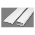 Conduit rectangulaire PVC rigide 55 x 110 mm, équivalent D 100 mm, long 1,5 m. (TPL 100/1.5)
