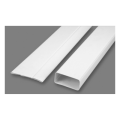 Conduit rectangulaire PVC rigide 55 x 110 mm, équivalent D 100 mm, long 3 m. (TPL 100/3)