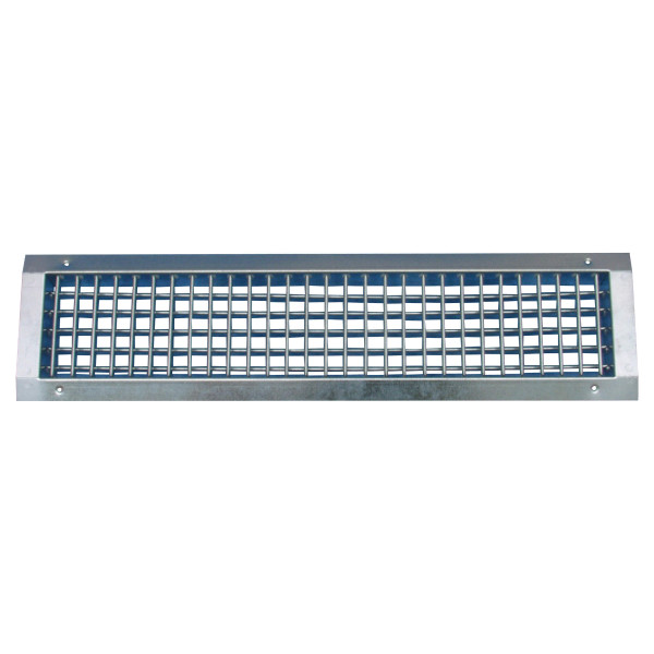 Grille de soufflage/reprise pour conduits CMS, D 315 à 900 mm, long. 600 mm. (GRC 600X125)