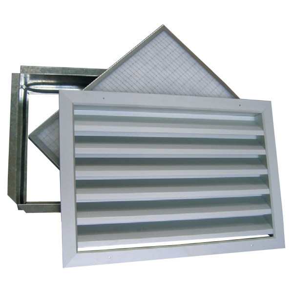 GRILLE ALUMINIUM AVEC FILTRE DIM 1000X700. (GRE/FP 1000X700/50)