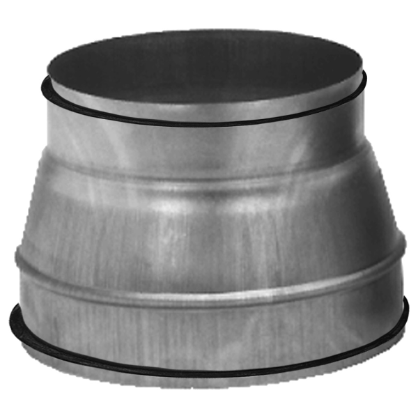 Réduction conique en acier galvanisé à joint, raccordement D 500/315 mm. (REDV 500/315)