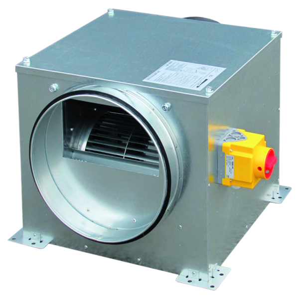 Caisson Ecowatt iso 50 mm, 4000 m3/h, D 450 mm, dépressostat, inter prox. (CATB 40/I-ISO 50 ECOWATT)