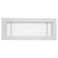 Grille linéaire de soufflage/reprise, blanc, 460 à 1380 m3/h, D 600 x 150 mm. (GLF 600X150 BLANCHE)