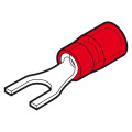 RPU5 - Cosse préisolée fourche rouge (0,25 à 1,5 mm²) - Diam. 5 mm