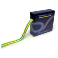 TBS32X10YG - Gaine thermo 2:1 en cassette 3,2 mm av. rétreint L 10 m vert/jaune