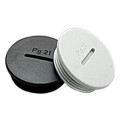 1253M20 - Bouchon en polystyrène ISO 20 gris (RAL 7035)