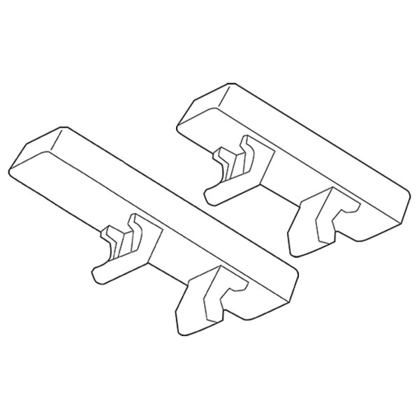 41091N - Repère pour bornes weidmuller type MG-CPM-01 5 x 15 mm blanc