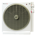 Ventilateur/chauffage box-fan, 3 vitesses ventilation, 1 vitesse chauffage 2000W. (METEOR EC)