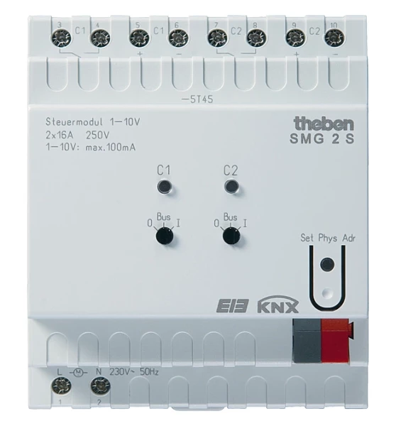 Module variateur smg 2 s 2c 1-10v knx