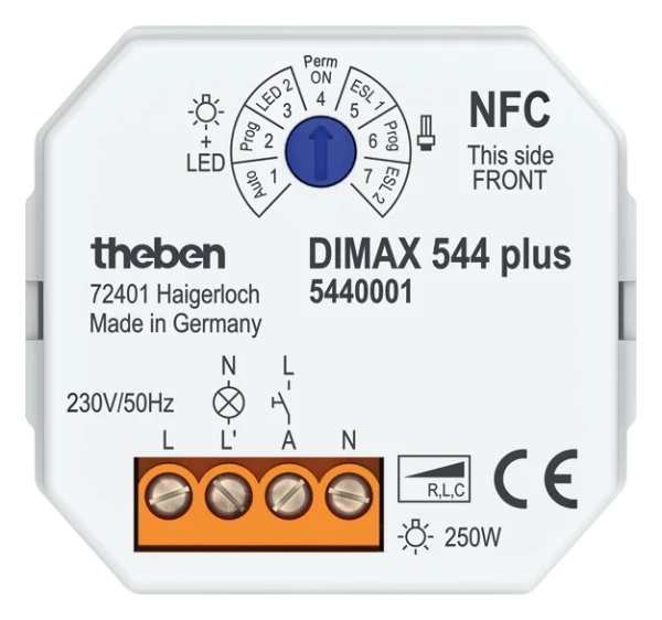 Télévariateur universel mural dimax 544 plus nfc